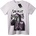 NOONEBRAND Тениска Тъжни момчета скелет - 2XL, White