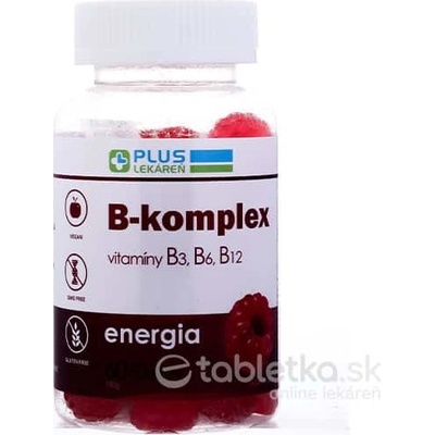 Plus Lekáreň B-komplex malinová 60 ks