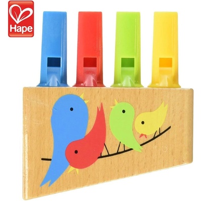 Hape - Детска дървена свирка дъга H1025