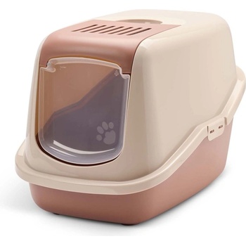 SAVIC Nestor - Котешка тоалетна с филтър против миризми, цвят Тоскана, 56х39х38.5см