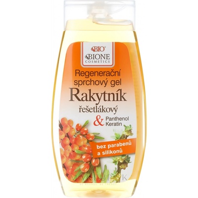Bione Cosmetics BIO Rakytník regeneračný sprchový gél 260 ml