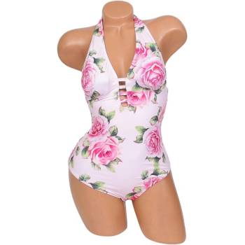 Цял бански с рози