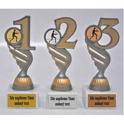 VIZINGR Tenis muž trofeje P401-3.22-830-31