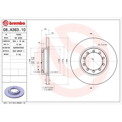 BREMBO 08.A363.10