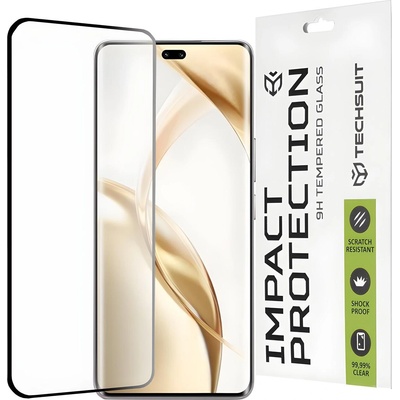 Techsuit защитно пълно покриващо стъкло 111D за Honor 200 Pro - Черен KP33082 (33082)