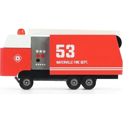 Candylab Toys Drevené autíčko Candycar Hasiči