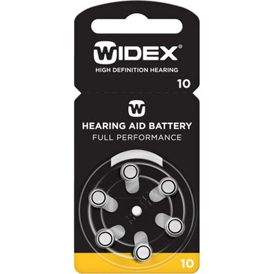 WIDEX 10/PR70 baterie do naslouchadel blistr 6ks