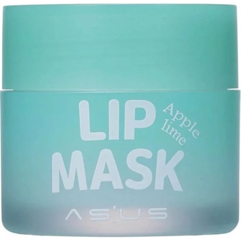 Asus Cosmetics Asus Подхранваща маска за устни, ябълка и лайм, 20 g