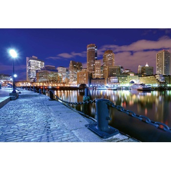 DIMEX ART s. r. o Флизелинов фототапет финансов район, бостън 375 x 250 см