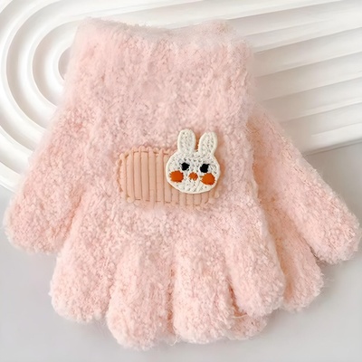 HARAHU Детски ръкавици ma-37683 - Светло розово kp37683 (ma-37683)