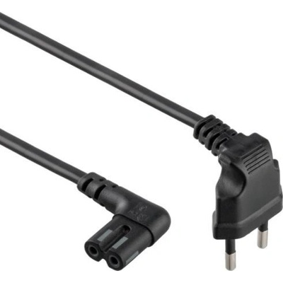 GEMBIRD Kábel napájací sieťový 230V 90 Flexo čierny 1m PC-184L