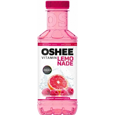 Oshee Vitamínová limonáda Malina-Grapefruit 555 ml