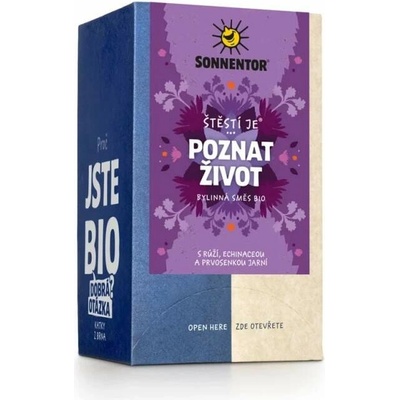 Sonnentor štěstí je poznat život bio 27 g balení 6 ks