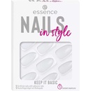 Essence Nails In Style umělé nehty 15 Keep It Basic 12 ks