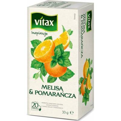 VITAX INSPIRATIONS Melisa&pomaranč 20 vrecúšok 33 g