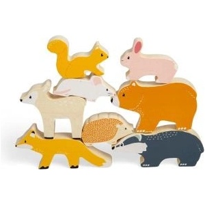 Bigjigs Toys Дървена игра за баланс горски животни - Bigjigs (32011)