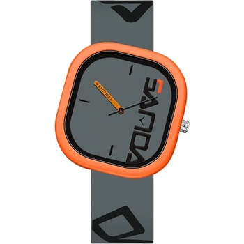 SANDA Детски аналогов часовник Sanda Classy V2, Сив / Оранжев (SANDA-3203-GRAY-ORANGE)