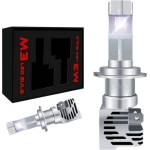  Комплект Умалени Мини Лед Led Диодни Крушки М3 H7 Х7 12V 24V 50W 5000lm за Трактори Мотоциклети Мотори Автомобили