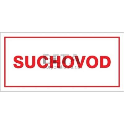 Samolepka Suchovod 210 x 100 mm Varianta: Samolepící fólie