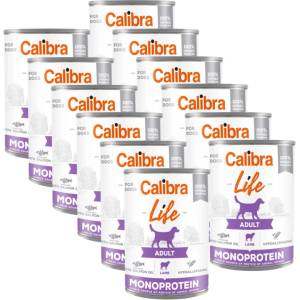 Calibra Dog Life Adult Агнешко 12x400г
