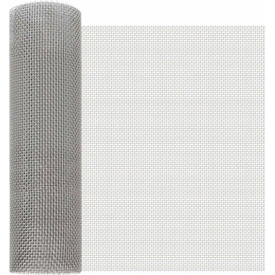 Síťka proti hmyzu 40 x 1000 cm 6 Mesh Nerezová ocel 201 stříbrná