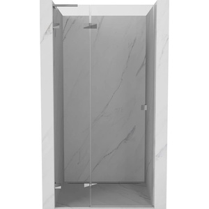 Mexen Lunar L лява отваряема душ врата 90 см, прозрачна, хром - 834L-090-000-01-00-L (834L-090-000-01-00-L)