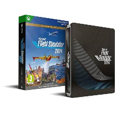 Microsoft Flight Simulator 2024 - Premium Deluxe Steelbook Edition - Xbox Series X|S / Windows