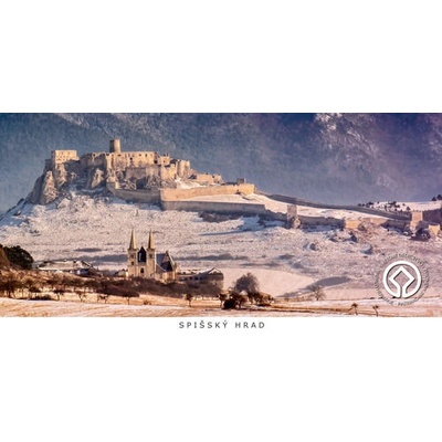 (A6) Pohľadnica panoráma Spišský hrad o01
