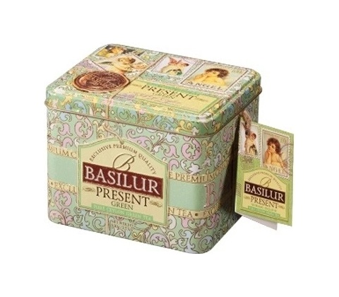 Basilur Present green plech 100 g