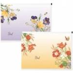 Spree Джоб с цип A4 PP Floral с дъно асорти