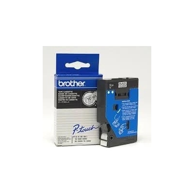 Páska do tiskárny štítků Brother TC-601, 12mm, černý tisk/žlutý podklad, O