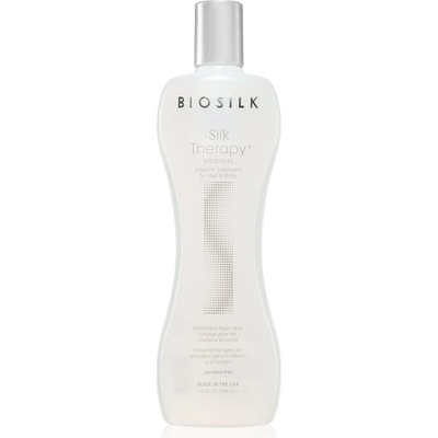 Biosilk Silk Therapy Original копринена регенерираща грижа за всички видове коса 355ml