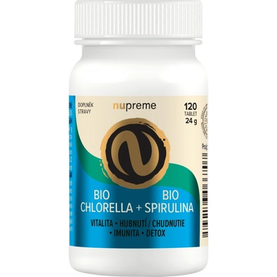 NUPREME Chlorella + Spirulina 120 tablet
