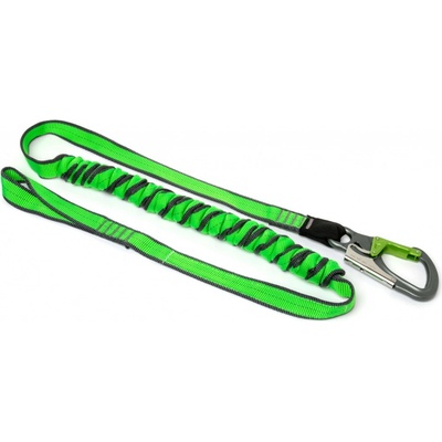 Pružný popruh NLG Lanyard na nářadí s nosností 20 kg – nylon, zeleno-černá