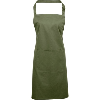 Premier PR154 Zástera na krk a vreckom na bruchu Colours zelená olive