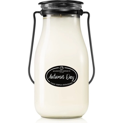 Milkhouse Candle Milkhouse Candle Co. Creamery Autumn Day ароматна свещ Milkbottle 396 гр