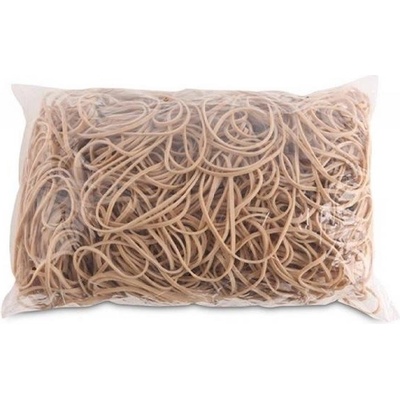 Gumičky Office Products 80mm 1kg prírodná farba