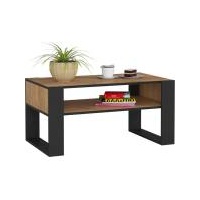 Ak furniture DOMI dub craft zlatý / černý