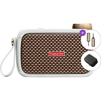 Positive Grid Spark GO Pearl White + LINK SET Моделиращ усилвател комбо (S0512G-EUSSS -LINK SET)