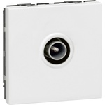 Legrand 078782E TV розетка 0-2400MHz мъжка с диаметър 9, 52мм 2М PR бяла Mosaic , - КК0928 (КК0928)