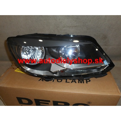 VW TOURAN 05/10- hlavný reflektor pravý H7+H15 /DEPO/