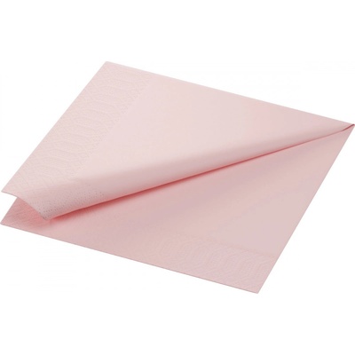 DUNI Obrúsky Tissue Duni Mellow Rose 3V 50 ks 33x33cm