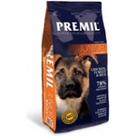 PREMIL Super Premium Junior - пълноценна храна за подрастващи кучета от големи и едри породи до 1 година, с пуйка, патица и риба тон, 3 кг - Сърбия