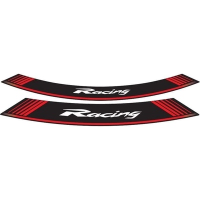 Linka na ráfek PUIG RACING 5531R červená linky na ráfek - sada 8ks