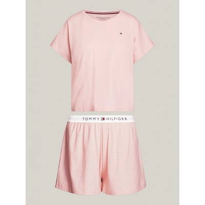 Tommy Hilfiger UW0UW05425 0SK dámské krátké sv.růžové