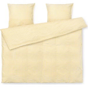 Juna Спално бельо Bæk & Bølge с 2 калъфки за възглавници 60 x 63 cm 200 x 220 см жълто (637013)