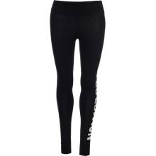 Golddigga Large Logo Leggings Ladies Black LE