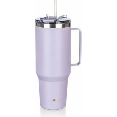 Banquet Termohrnček nerezový s uchom TWAIN 1200 ml lila