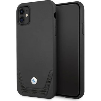 Image 1 of BMW Калъф BMW BMHCN61RSWPK Leather Perforate, за Apple iPhone 11, черен (BMW000383)