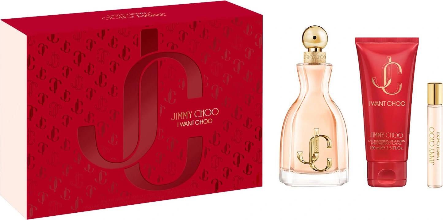 Jimmy Choo КОМПЛЕКТ JIMMY CHOO I Want Choo Eau De Parfum Eau de Parfum дамски 100ml